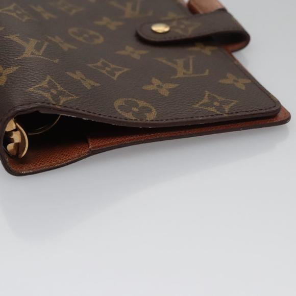 LOUIS VUITTON Monogram Agenda MM Day Planner Cover R20105 LV Auth BD008 - Picture 6 of 16